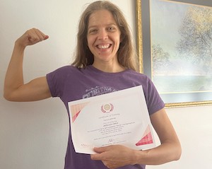 Jamie-Lynn with Fierce Self-Compassion teacher training certification.