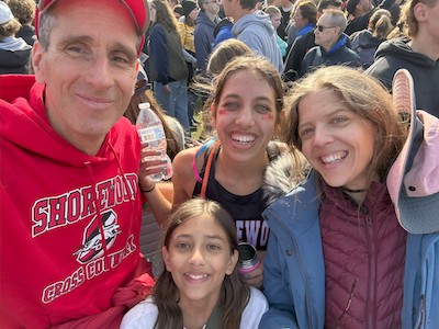 Family at the State Cross-Country Competition.