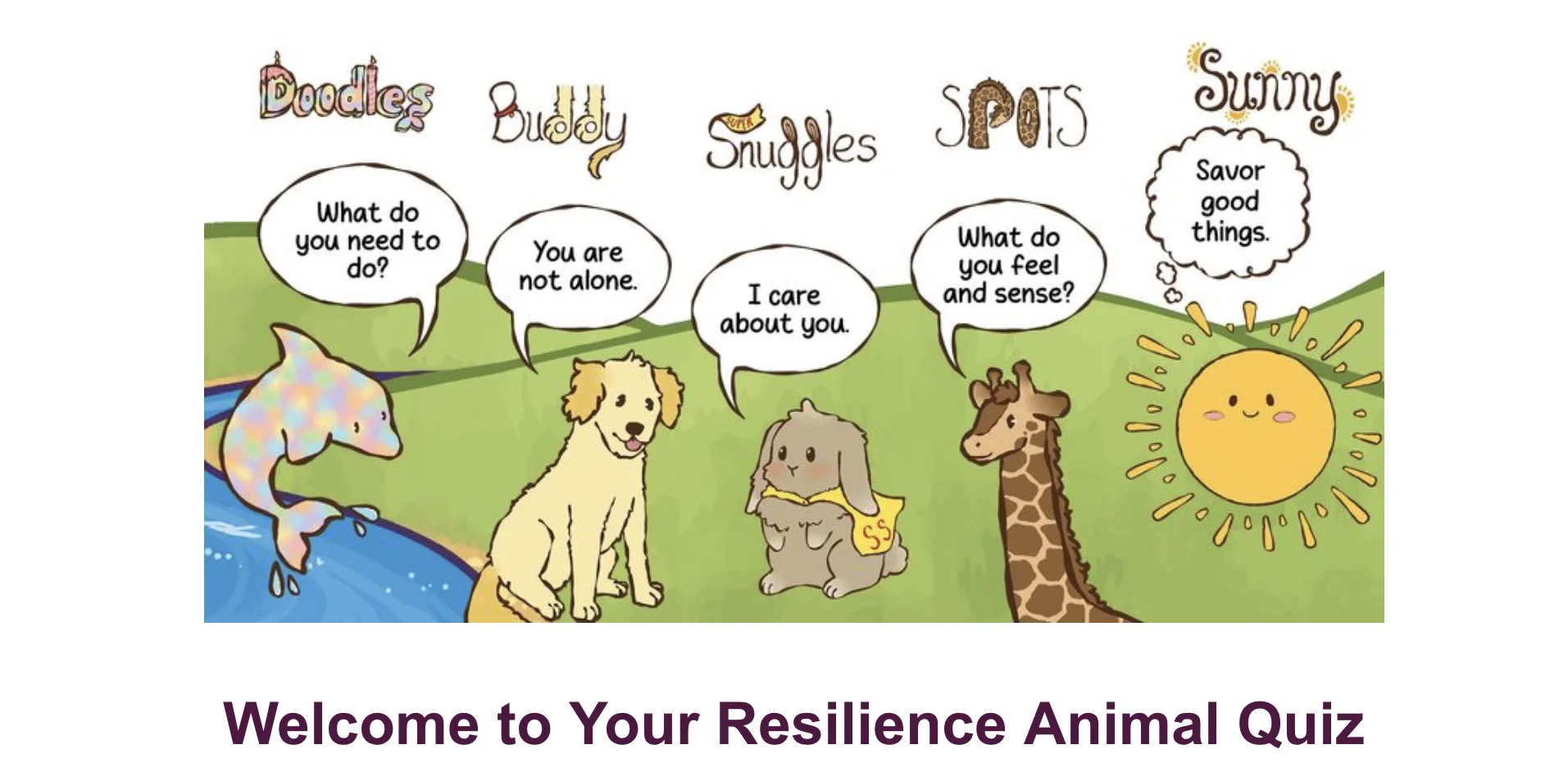 resilience animal quiz page