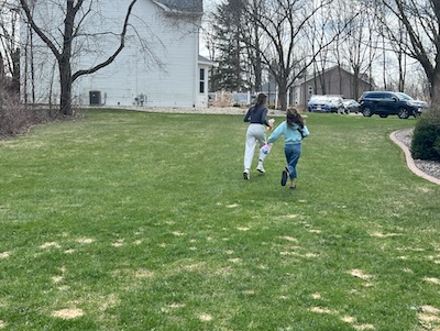 Egg hunt Egg hunt at Easter.