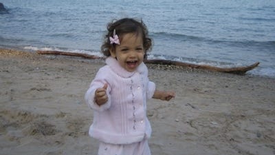 2 years old Maya 2 years old Maya on the beach.