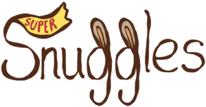 Snuggles the bunny stylized name graphic, Resilience Habit Animal representing comfort and encouragement